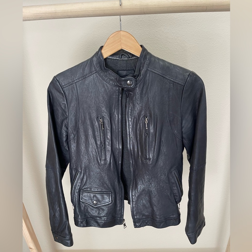 Leather Moto Jacket